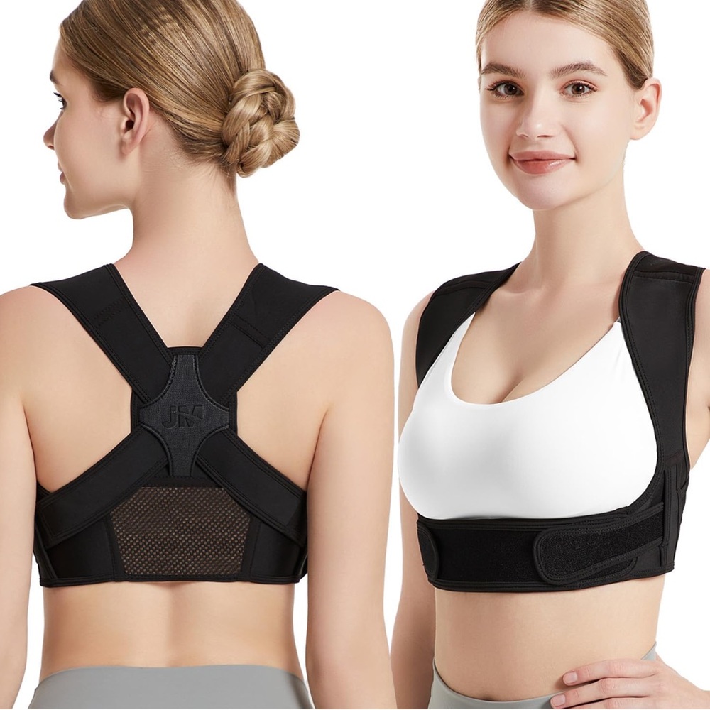 NIB Posture Corrector for Back Support: Adjustable Shoulder Posture Brace